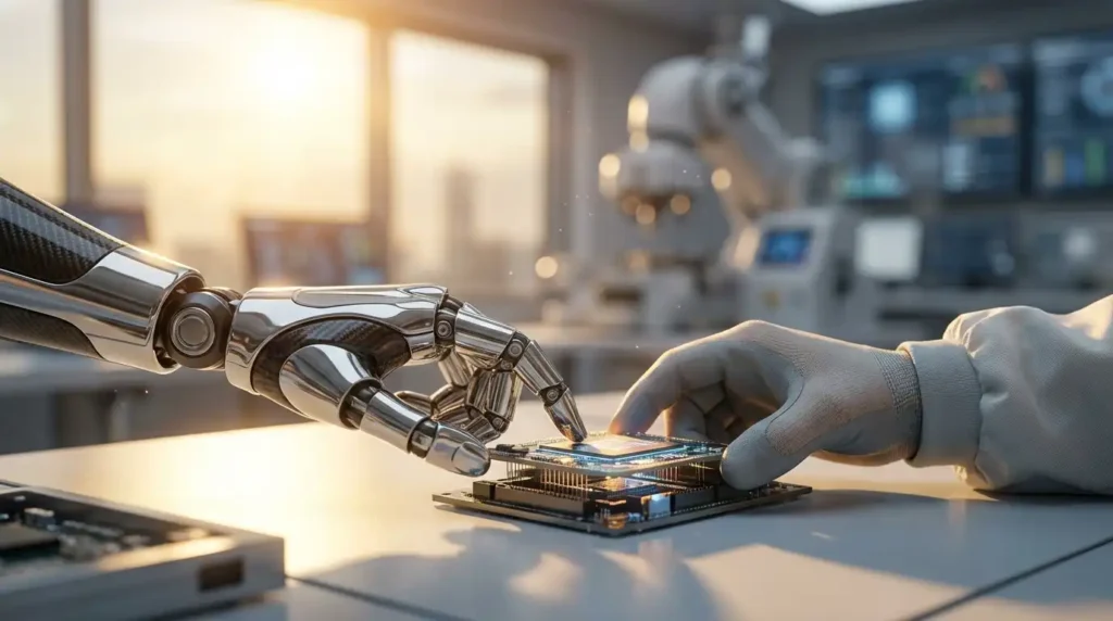 인류 없는 공장의 현실화: 스마트 팩토리 관련주 및 협동 로봇 대장주가 여는 2026년 자율 제조 혁명 2 스마트 팩토리 관련주 및 협동 로봇 대장주