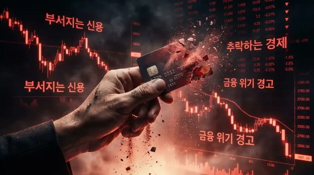 2026년 신용점수 떨어지는 행동 5가지: 나도 모르게 깎이는 치명적 습관 2 신용점수 떨어지는 행동
