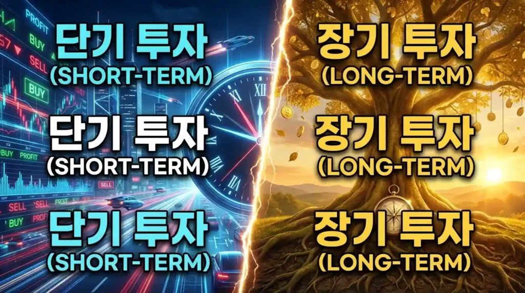 2026년 재테크 가이드: 장기투자 vs 단기투자 차이와 나에게 맞는 승리 전략 1 장기투자 vs 단기투자